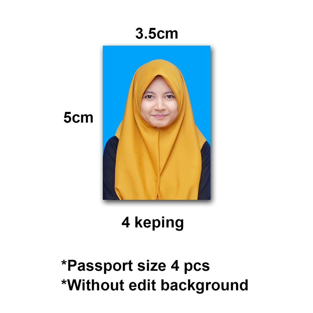 Ready Stock Passport Size Photo Gambar Passport Gambar Resume Shopee Malaysia