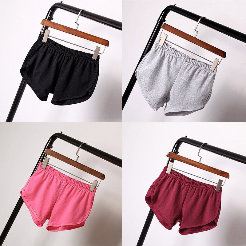 Elegant Summer Beach Women Casual Shorts Elastic High
