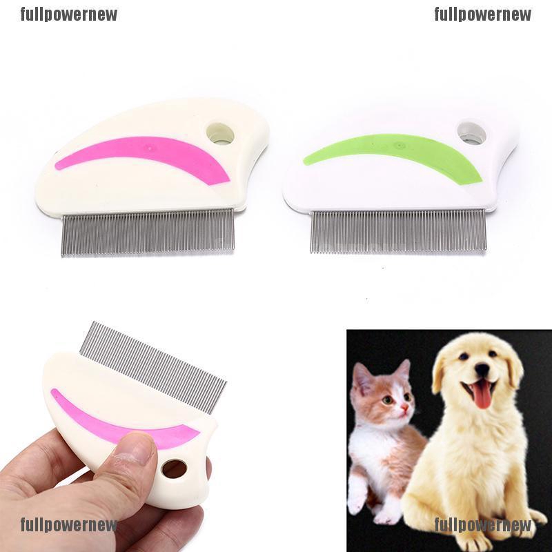 Pets Hair Removal Comb Stainless Steel Lice Comb Lice Flea Nit
