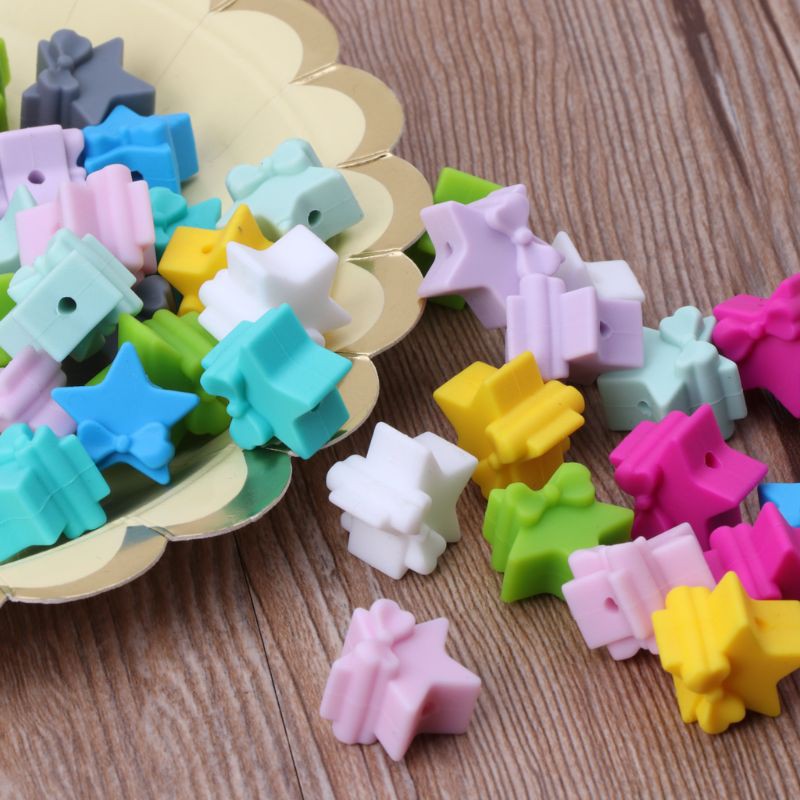 silicone beads baby teether