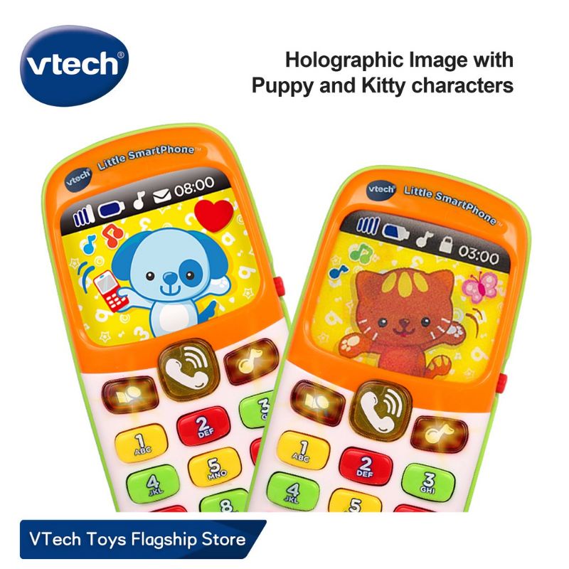 VTech Little Smart Phone (Orange) Shopee Malaysia