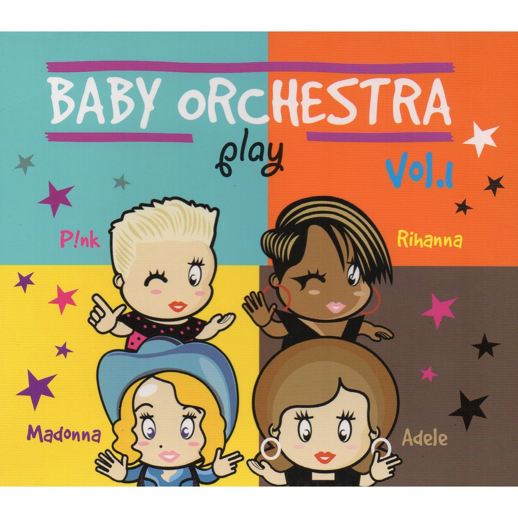 Baby Orchestra Play Vol 1 4 Cd Children Song Shopee Malaysia