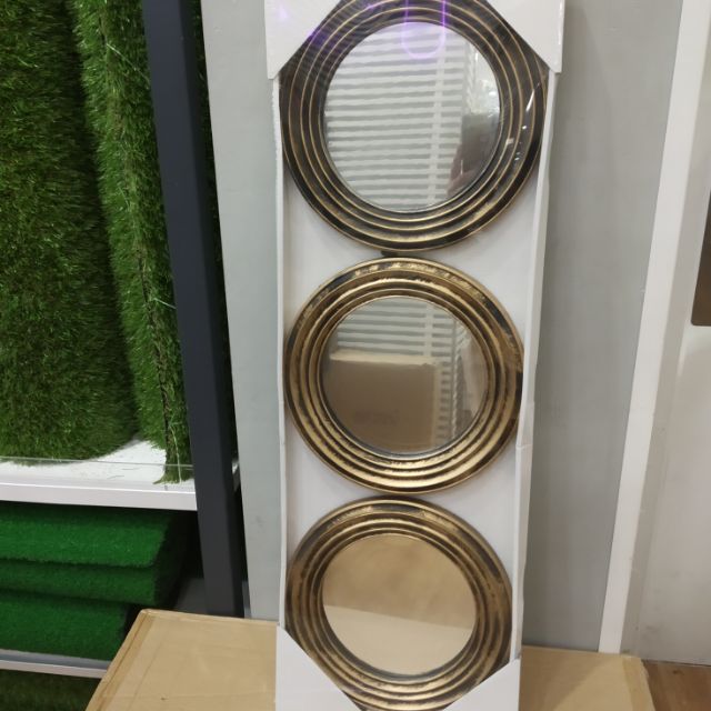 Cermin Bulat Kaison (1 set = 3 unit) Round Mirror (1 set =3 pieces