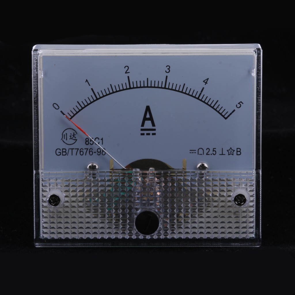 99C1 DC0-20A Analog Panel ammeter pointer type current meter 48x48mm BIN BON 