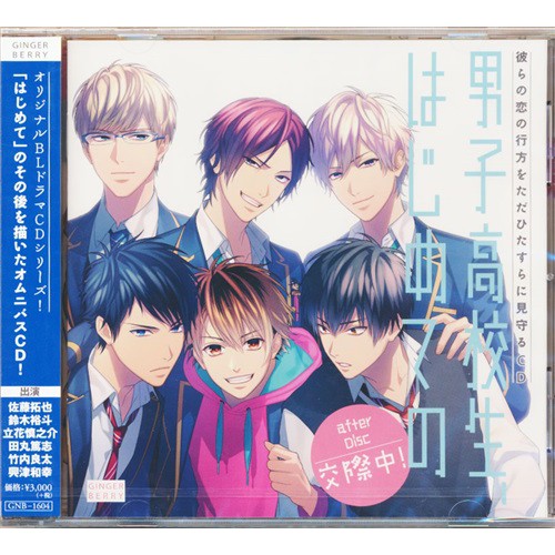 High School Boy S First Time Danshi Koukousei Hajimete No After Disc Attached Bl Drama Cd Standard Edition Shopee Malaysia