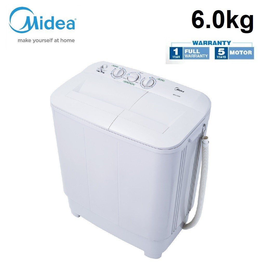 Media Washing Machine Semi Auto MSW-6008P 6.0kg | Midea Mesin Basuh