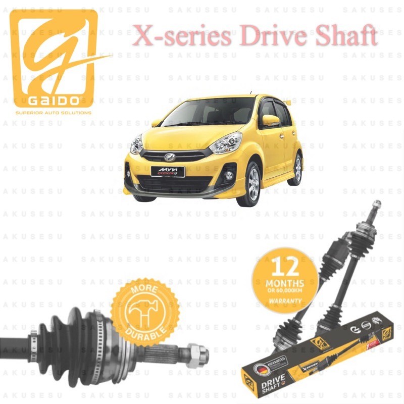 Gaido X-Series Drive Shaft Premium - Perodua Myvi Lagi Best