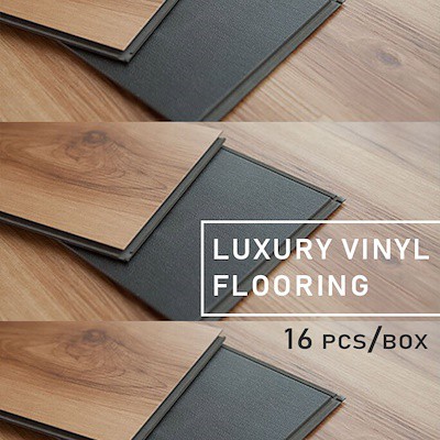 16pcs Sakura Pvc Heavy Duty Click Flooring Panel Papan Lantai