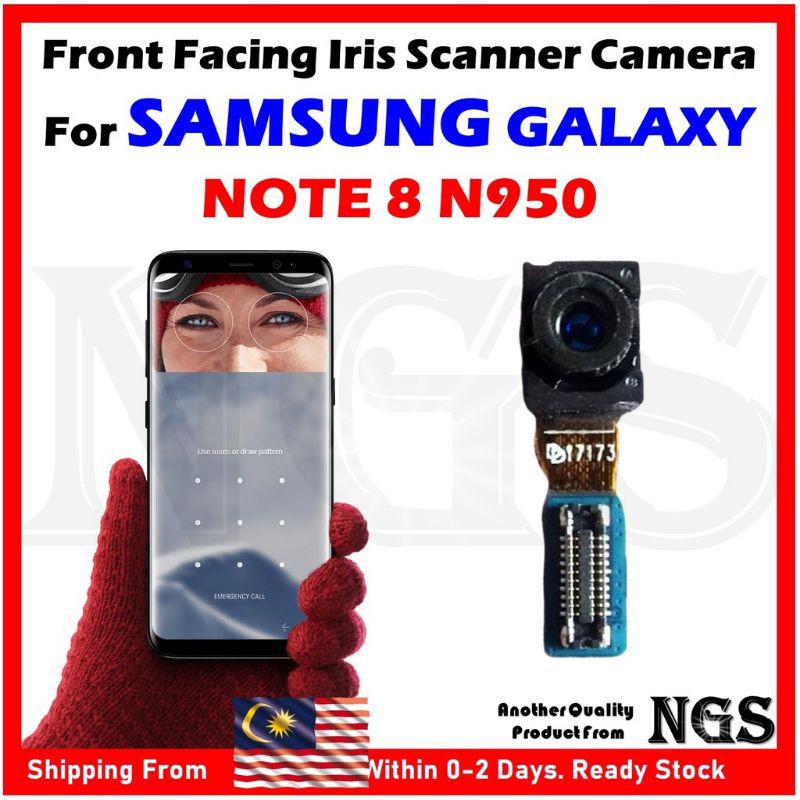 Samsung Note 8(100%)Original front iris scanner camera