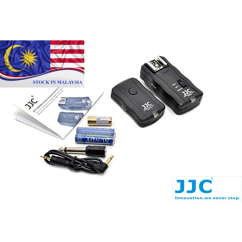 JJC JF-U1 Wireless Remote Control &amp; Flash Trigger Kit (433mHz) (Ready Stock In Malaysia)