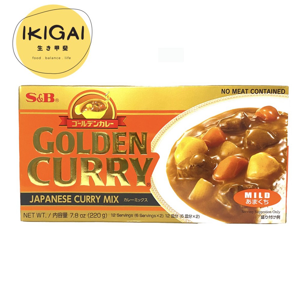 S&B Golden Curry Japanese Curry Mix Mild 220g Shopee Malaysia