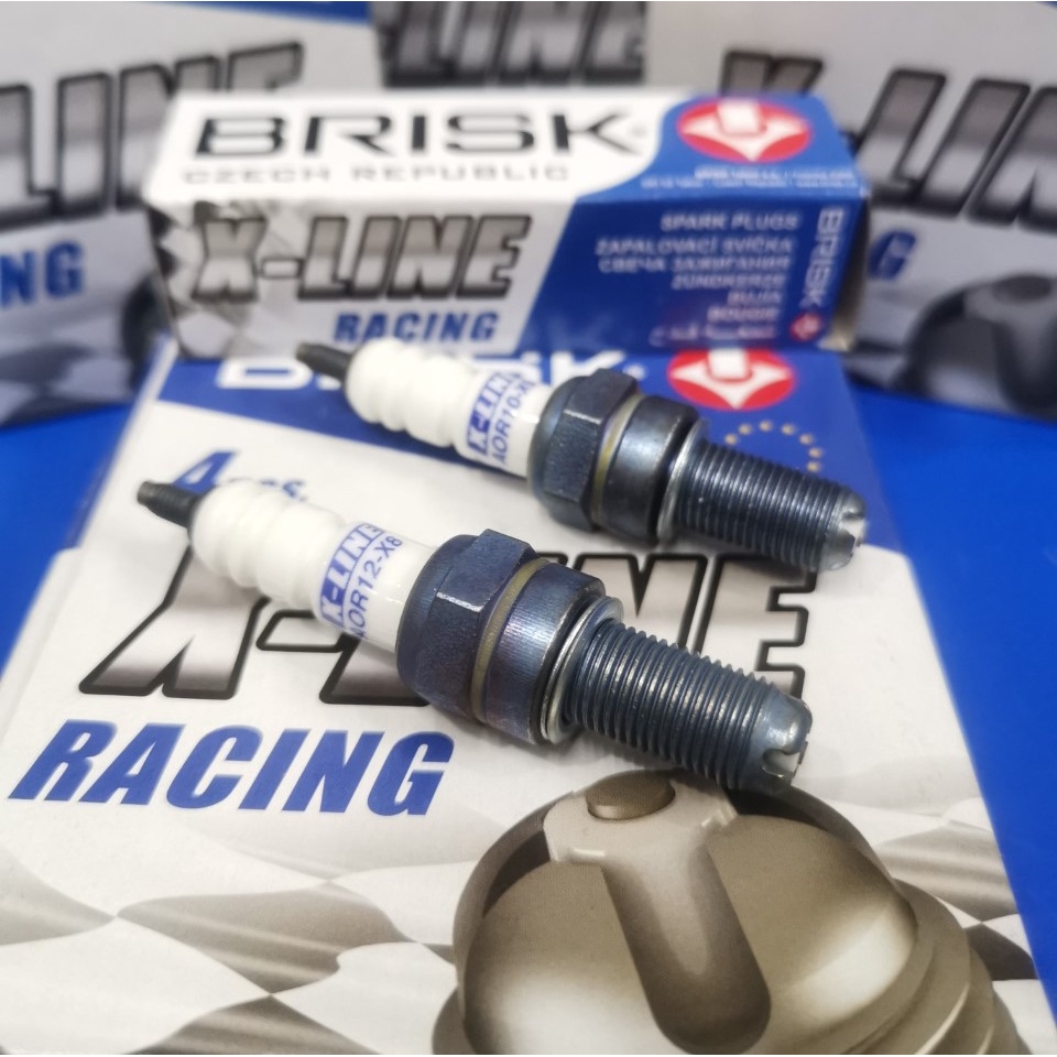 Brisk Racing Spark Plug X Line For Y15zr R15 FZ150 LC135 NVX155 NMAX
