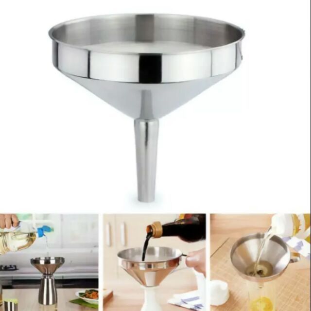 Stainless Steel Funnel Corong Besi Turas Minyak Air | Shopee Malaysia