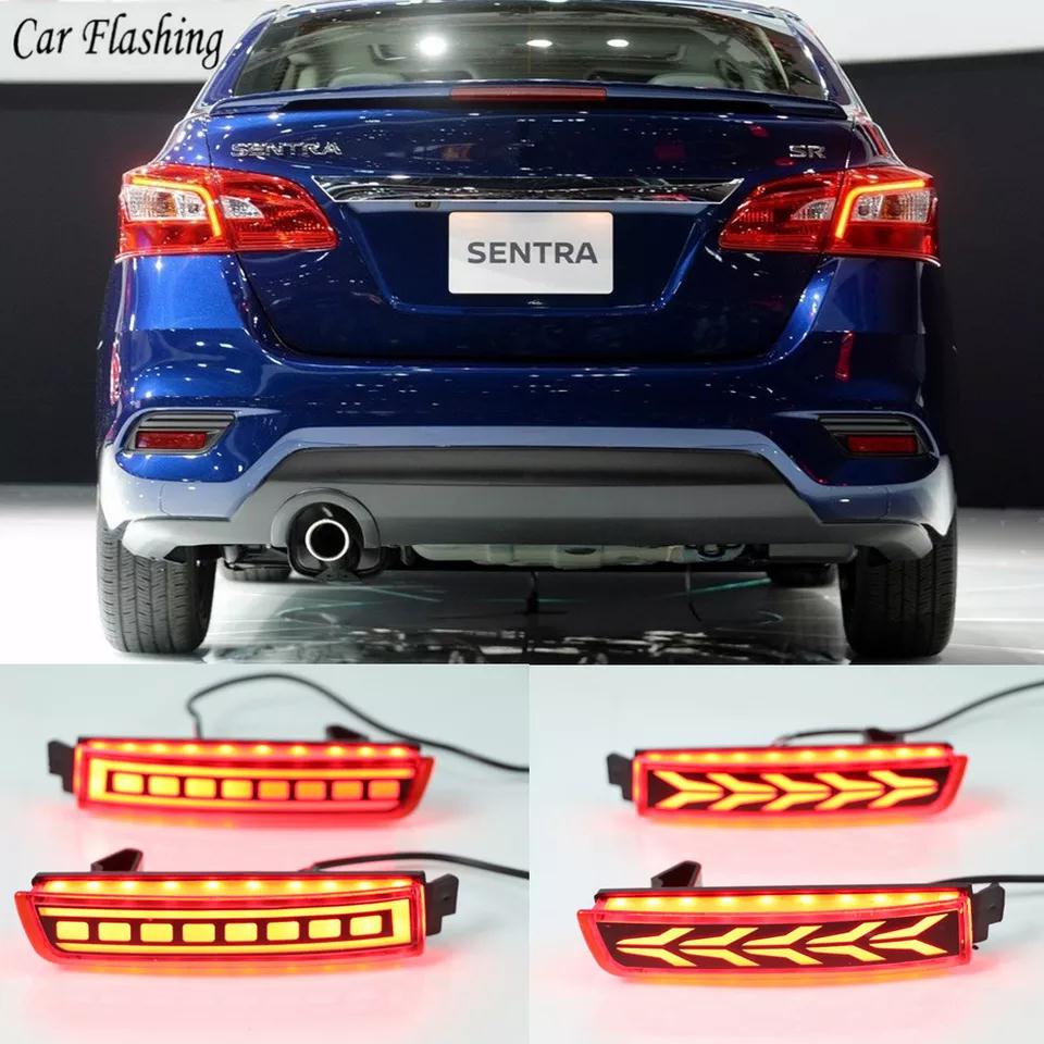 Car Flashing Pair Car Led Rear Bumper Reflector Tail Brake Light For Infiniti Fx Nissan