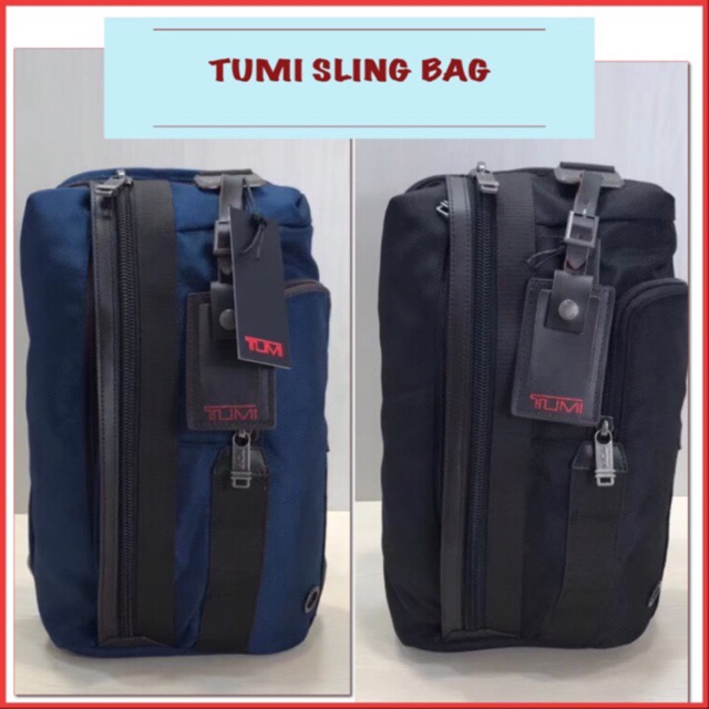 tumi sling bag man