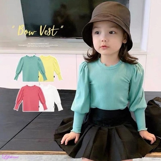 Autumn Kids Baby Girl Fashion Casual Toddler Blouse Long Sleeve Outerwear