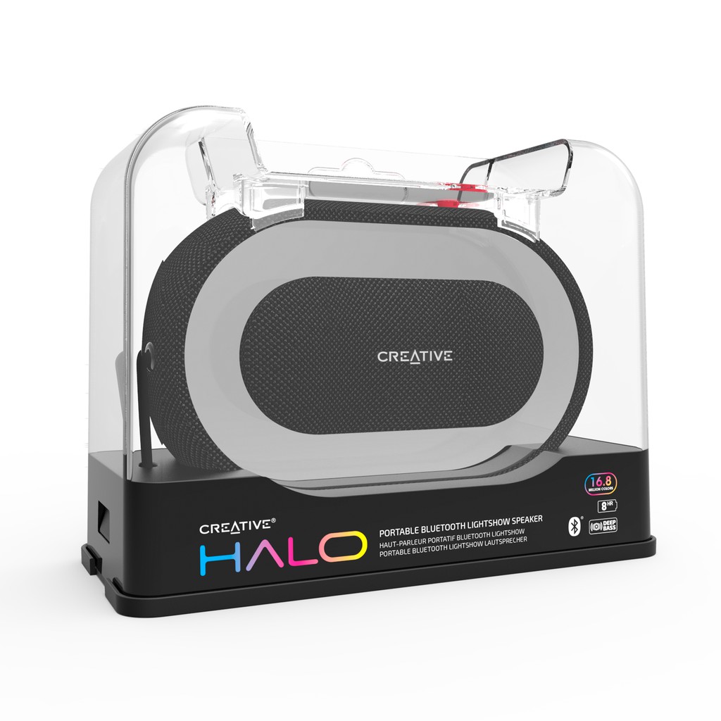 creative halo portable bluetooth speaker