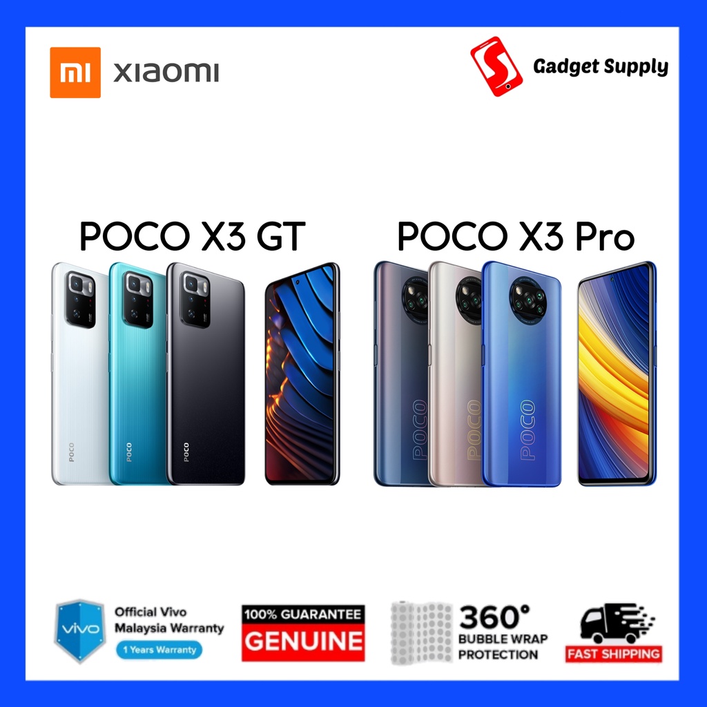 Poco X3 GT / X3 Pro | 8GB RAM 256GB ROM / 8GB RAM 128GB ROM / 6GB RAM 128GB  ROM