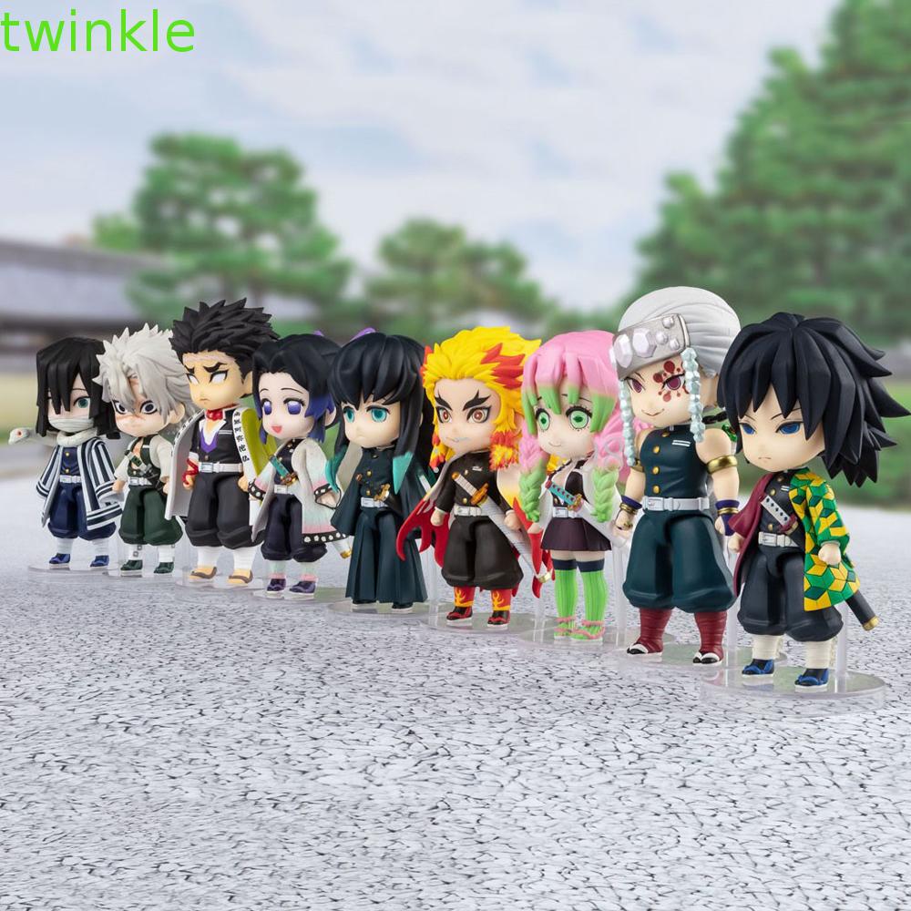 Buy Twinkle1 9pcs Set Demon Slayer Shinobu Figurine Action Figures Anime Tomioka Kochou Rengoku Kyoujurou Giyuu Kimetsu No Yaiba Seetracker Malaysia