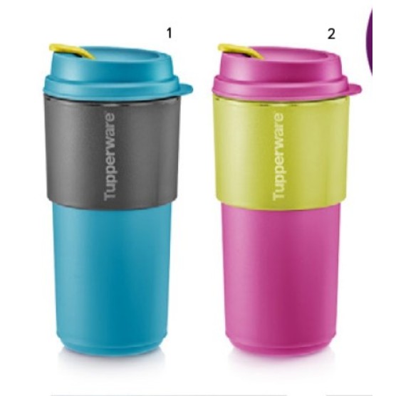 Tupperware Coffee To Go 490ml / Small Round Container 200ml