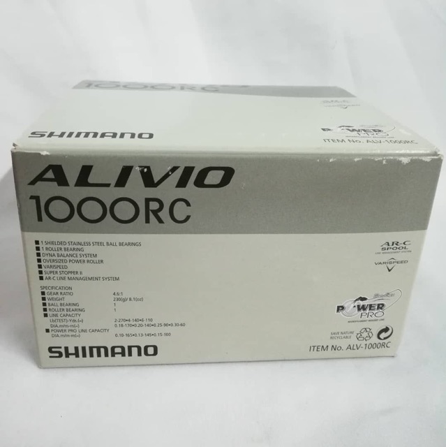 SHIMANO ALIVIO 1000 RC SPINNING REEl
