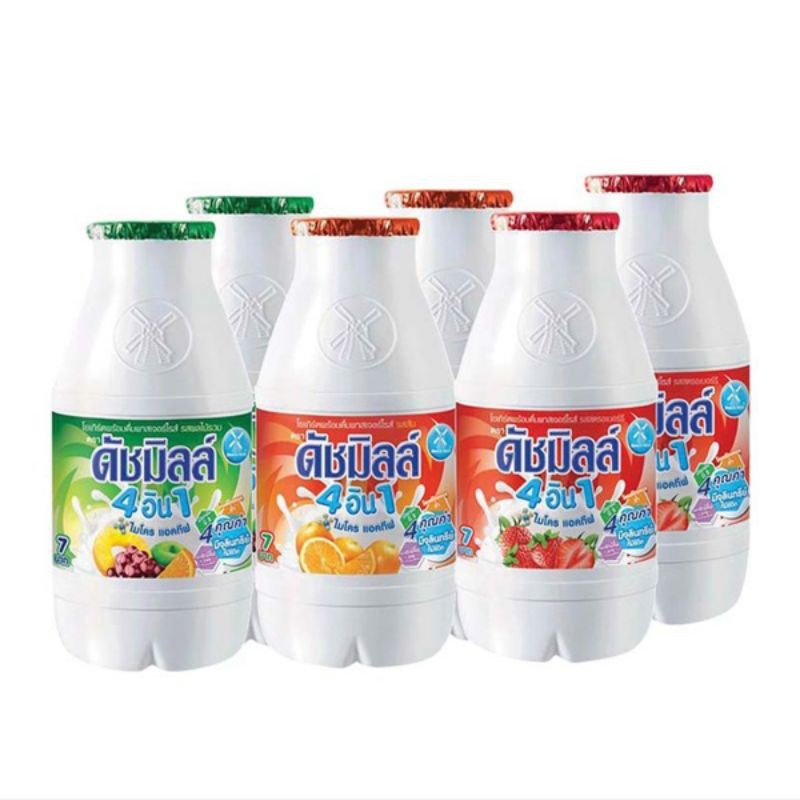 {PRE ORDER} Dutch Mill UHt Yogurt Drink 4in1 Mixed 100ml (1pack 12pcs