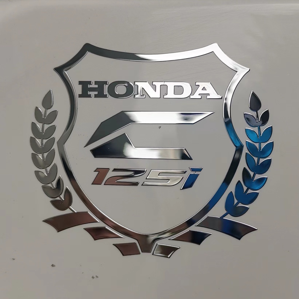 Thin metal sticker honda click sticker 125i 150i emblem for motorcycle