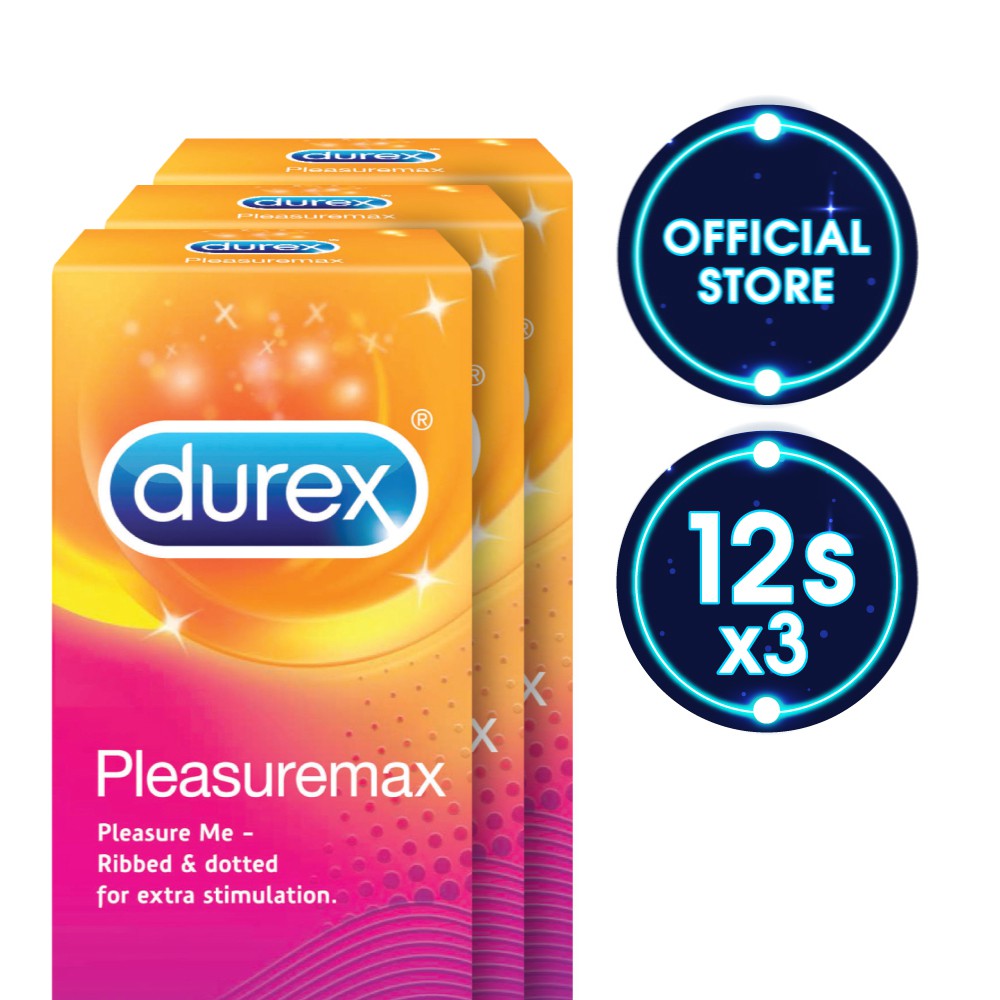 Durex Pleasuremax Condoms 12s X 3 Shopee Malaysia