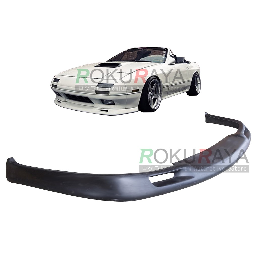 Mazda Rx 7 Fc3s Fiberglass Front Skirt Lip Aftermarket Feed Fujita Type 1 Style Shopee Malaysia