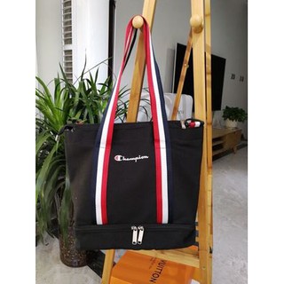 champion tote bag mens brown