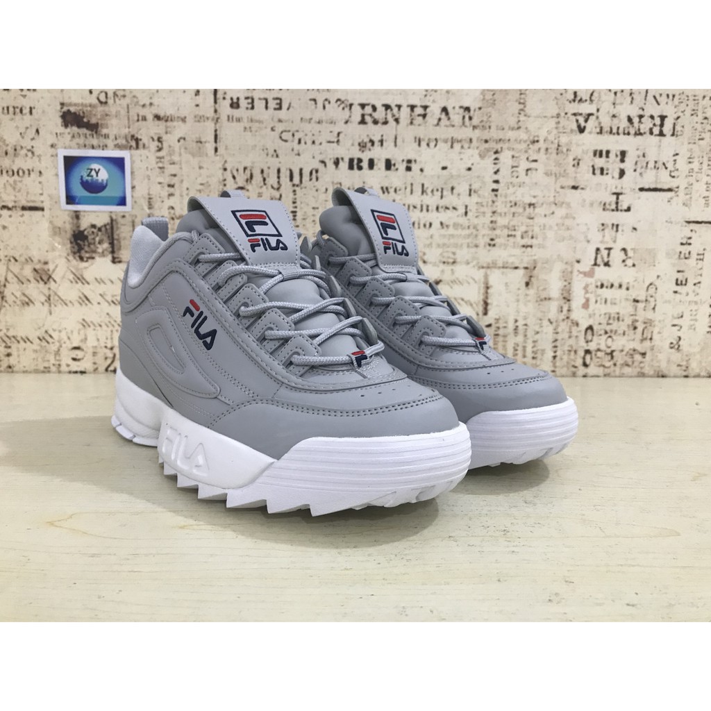 grey fila disruptor ii