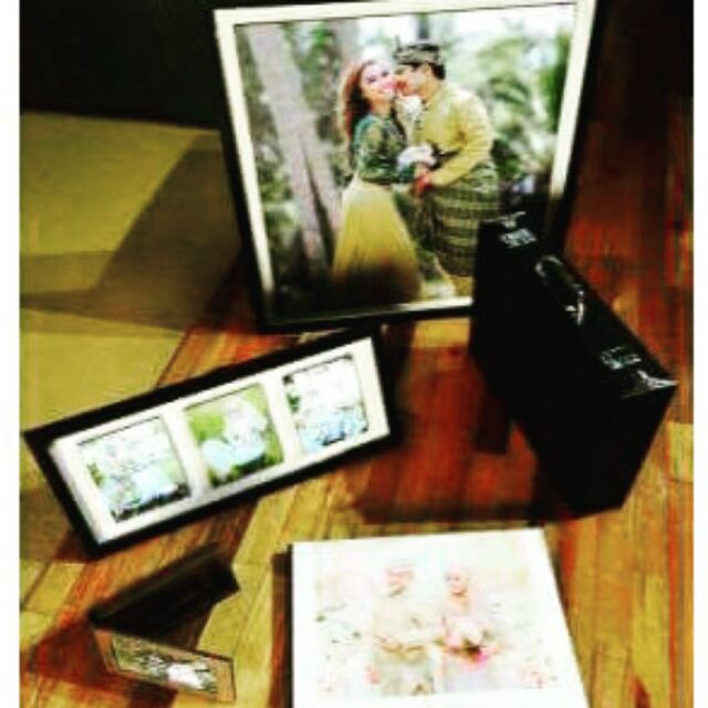 Package 5 In 1 Customize Glass Crystal Photo Album 8 X 12 Shopee Malaysia