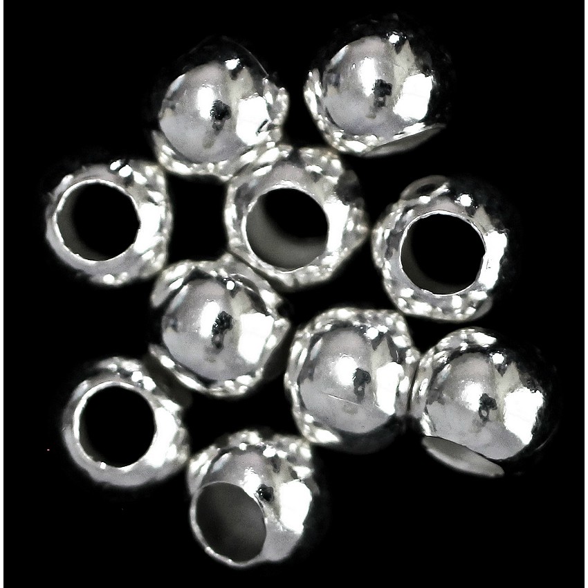 Beads,Sterling Silver 925, Spacer Bead,26mm, SELECT YOUR SIZE,Round