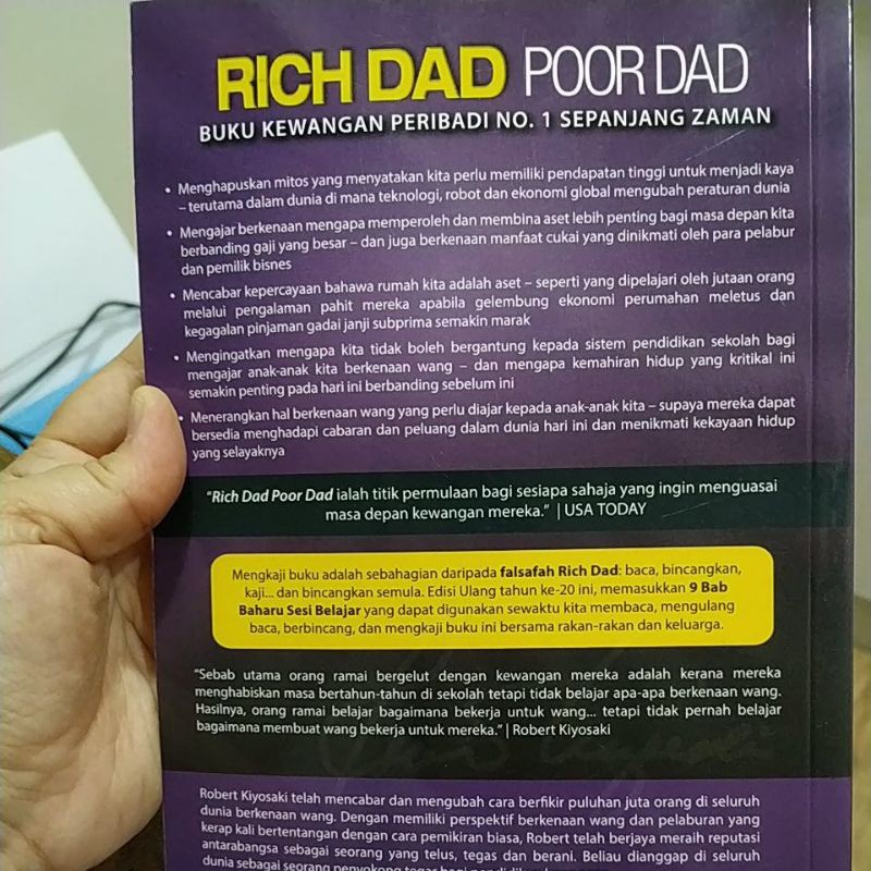 Rich Dad Poor Dad Edisi Bahasa Melayu Shopee Malaysia