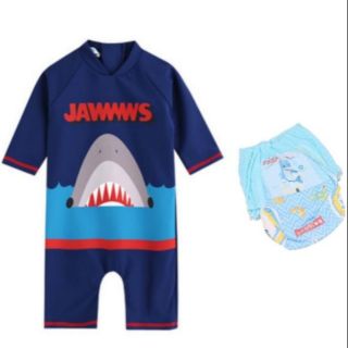 Kids Baby  Boy  swimming suit swimwear baju  renang  floater 