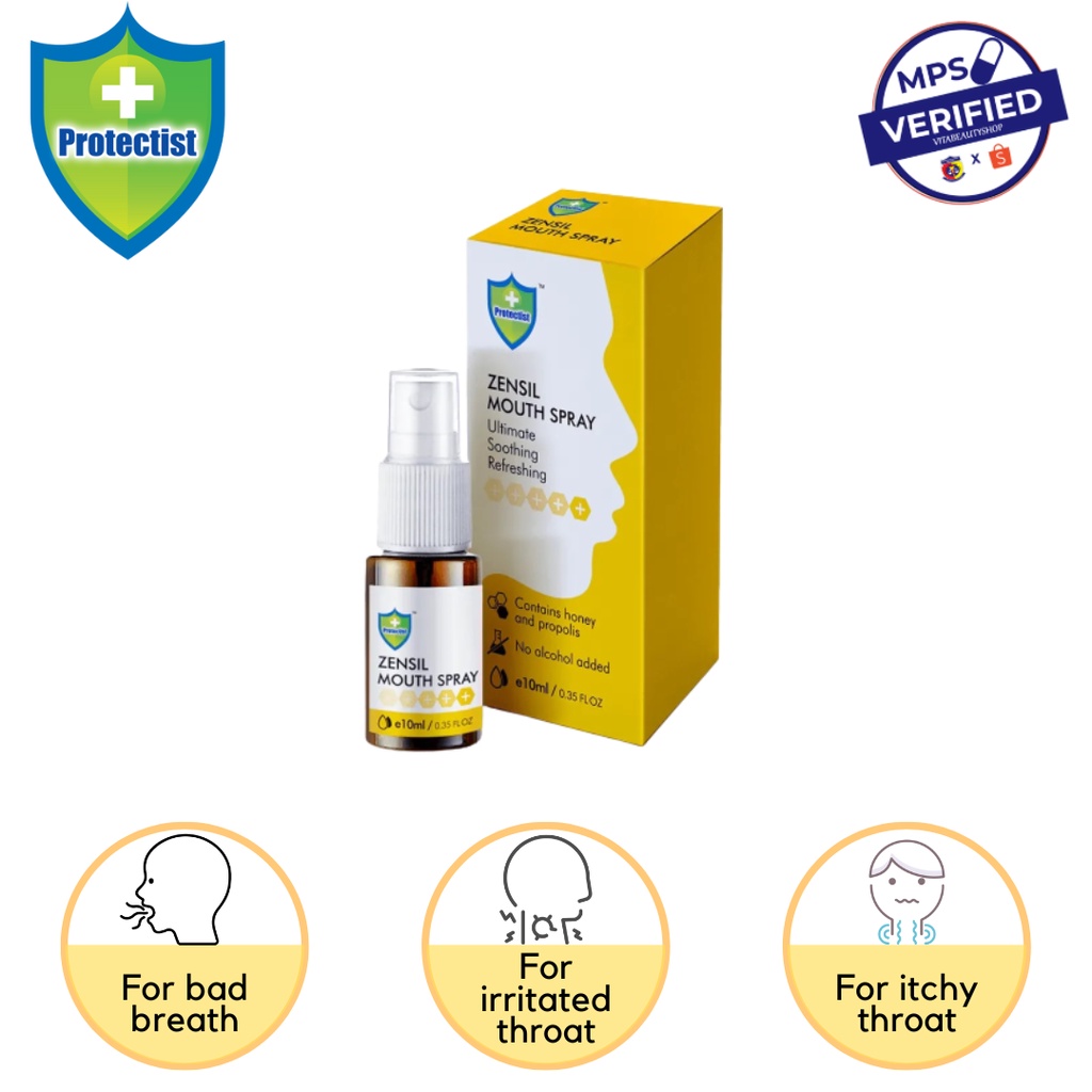 Zensil Mouth Spray 10ML [Bad Breath / Sore Throat]