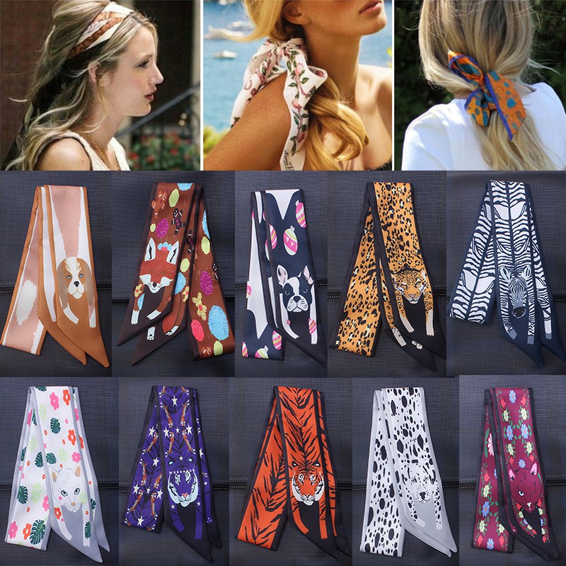 womens square silk scarf