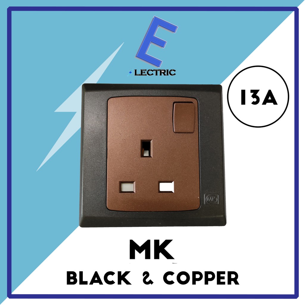 mk coloured sockets