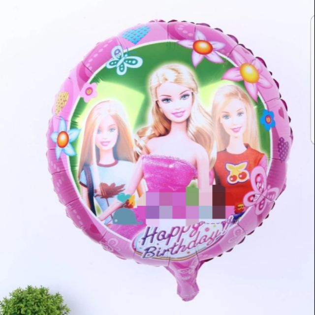 barbie foil balloon