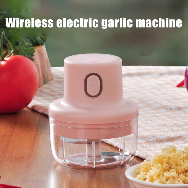 Wireless Mini Electric Garlic Food Chopper Ginger Vegetable Crusher Cutter Food Blender Processor