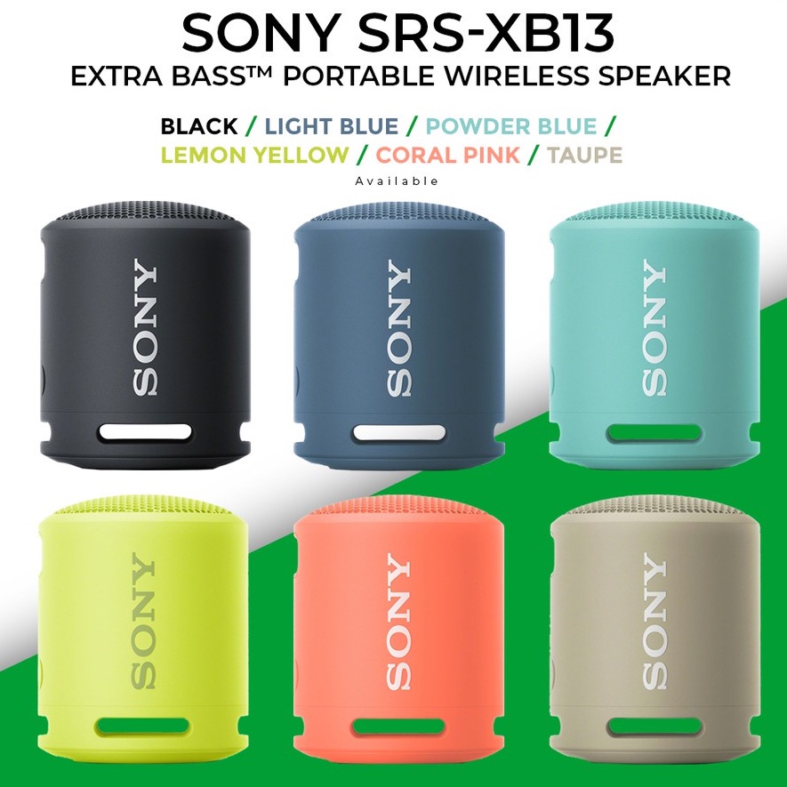 Sony SRS-XB13 Extra Bass Portable Bluetooth Speaker With Water Proof [1 ...