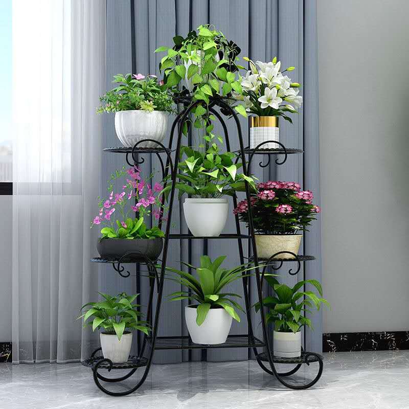 IKEA RAK PASU BUNGA indoor Plant stand BALCONY GARDEN RACK IRON FLOWER POT STAND MULTI STOREY