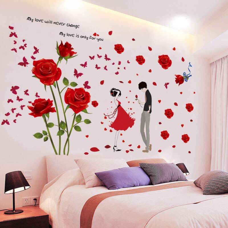 Wall Paper Dinding Wallpaper Dinding Kertas Dinding Pelekat Diri Bilik Hiasan Bilik Tidur Wall Girl Stiker Kertas Dinding Pelekat Hiasan Ruang Latar Belakang Dinding Decal Shopee Malaysia