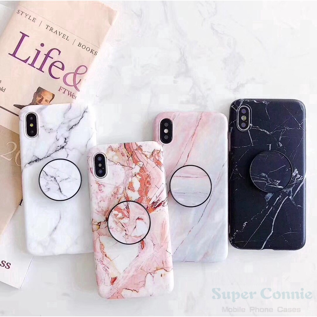 Popsocket Marble Case Casing Iphone 12 Pro Max 12 Mini 6 6s 7 8 Plus Iphone X Xr Xs Xs Max Iphone 11 11pro 11pro Max Shopee Malaysia