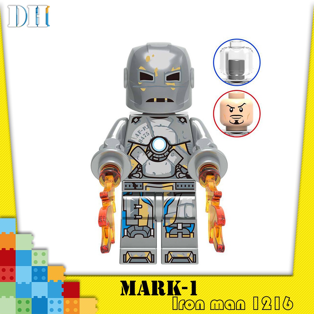 lego iron man mark 1 minifigure