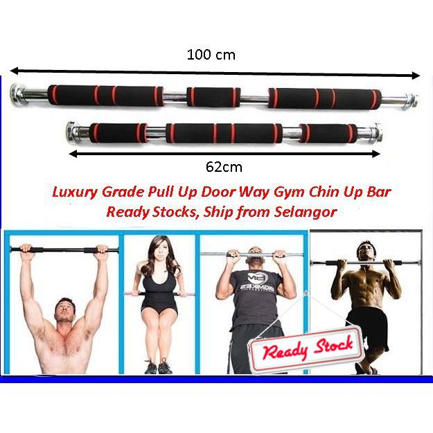 Luxury Grade Pull Up Door Way Gym Chin Up Bar Doorway Fitness