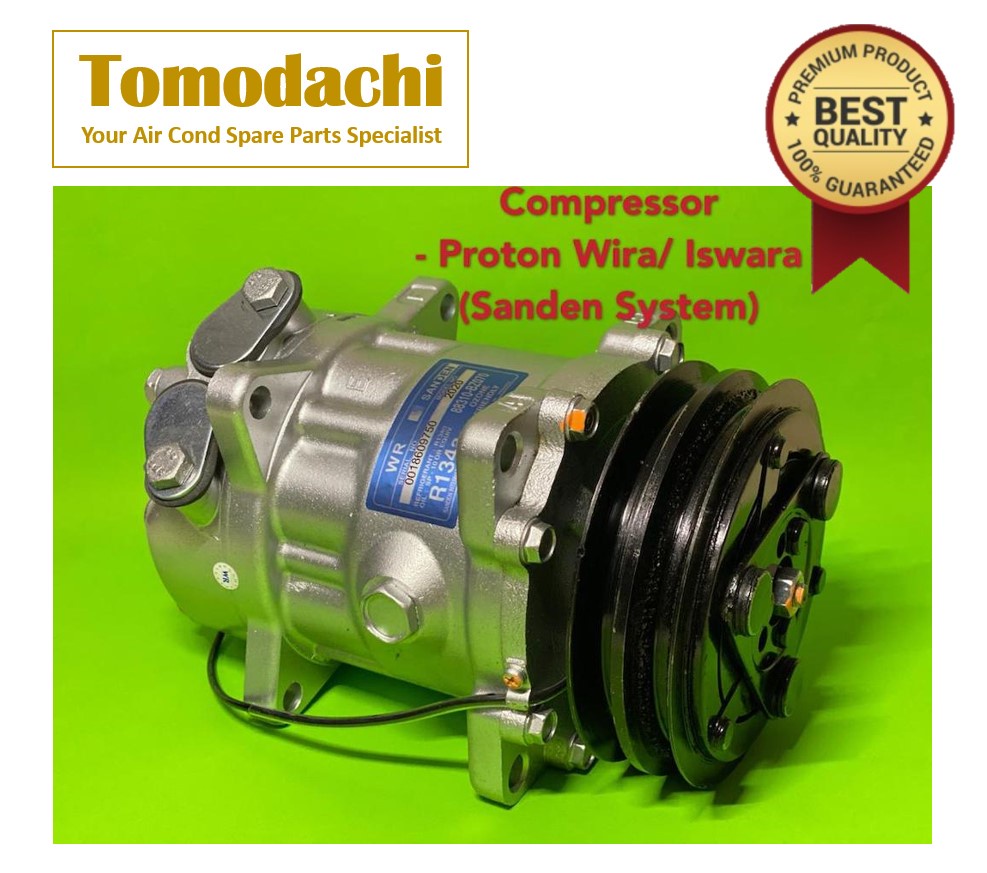 TOMODACHI Car Compressor Aircond Proton Wira Iswara SANDEN Compressor