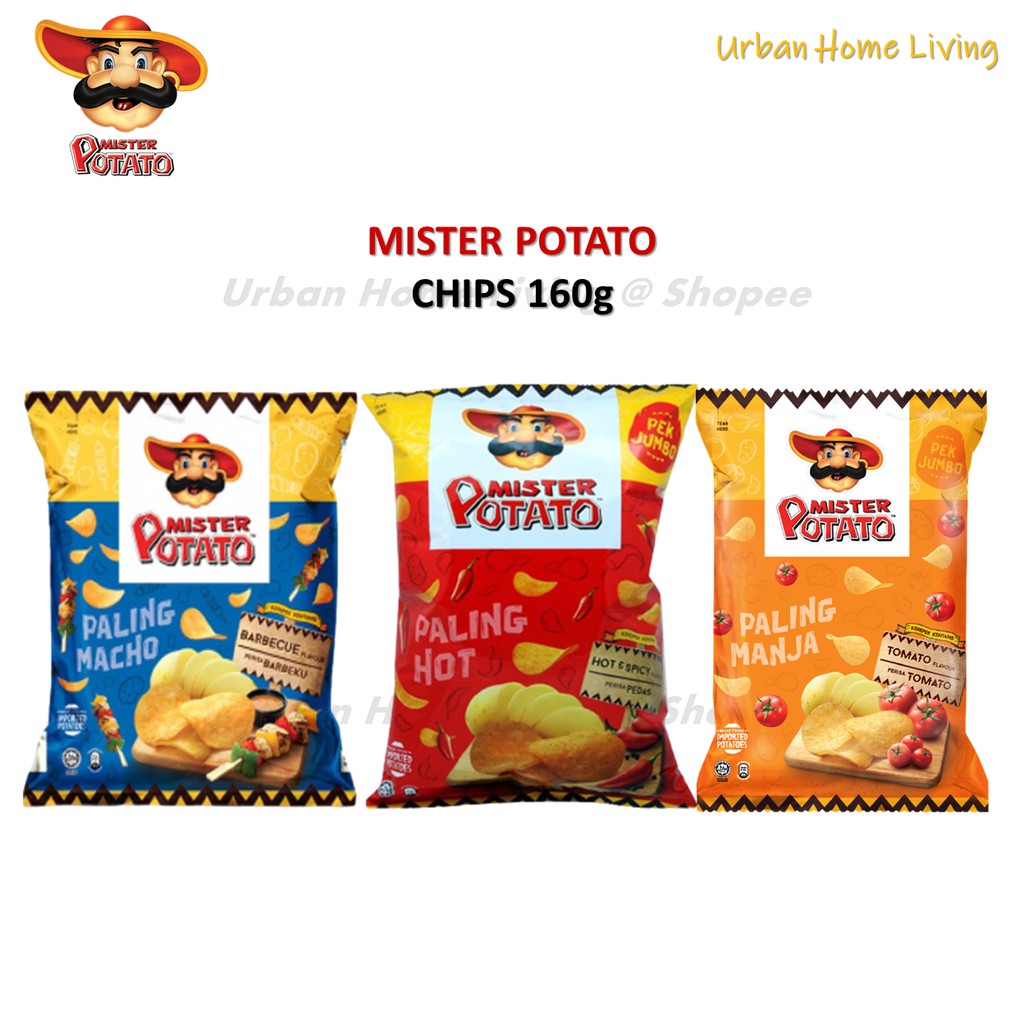 Buy Mister Potato Chips Jumbo Pack 75g 160g Ready Stock Seetracker Malaysia