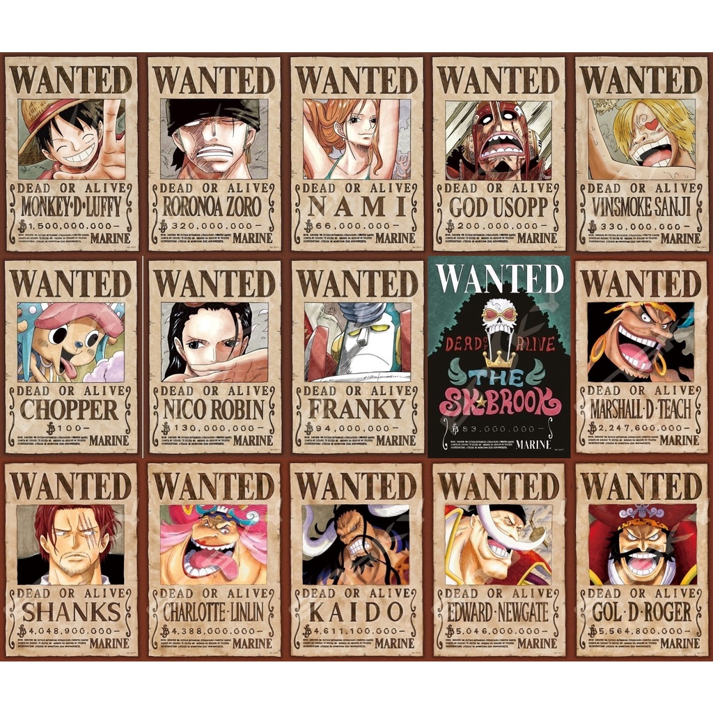 ENSKY ONE PIECE WANTED ASSORTED JIGSAW PUZZLE 208 | Shopee Malaysia