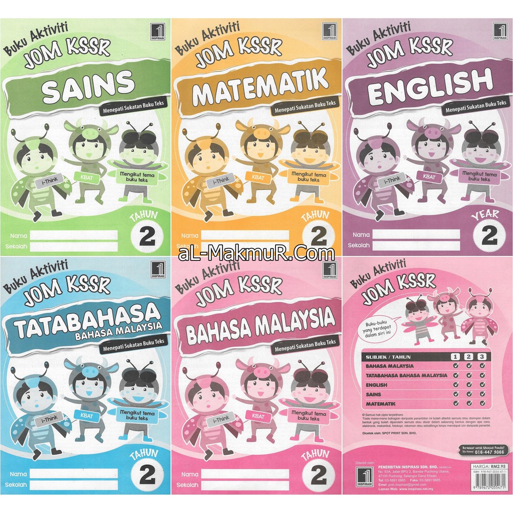 Buku Latihan Bahasa Inggeris Tahun 2 / English Year 4 / Latihan soal